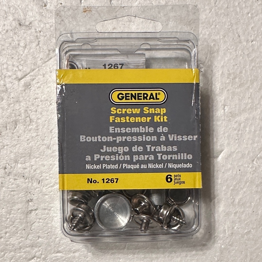 General Screw Snap Fastener Kit (1267)